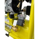 FK65 pro WELDINGER Flüsterkompressor 90 l Luftabgabe innenbeschichteter Tank 9 bar max