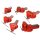 WELDINGER Schraubstock eco 80-250 mm Backenbreite unzerbrechlich rot