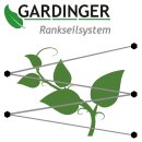 GARDINGER Rankhilfe Rankseilsystem Edelstahl mit...