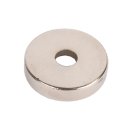 Neodym-Magnet 20 x 5 mm rund für Werkzeugordnung zum Anschrauben