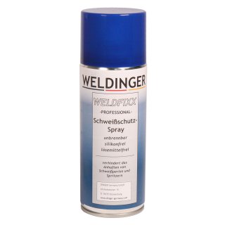 WELDINGER Weldfixx Professional Schweißtrennspray 300 ml mit Druckluft Düsenspray sicher und umweltschonend