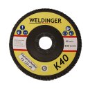 10 Stück Fächerscheibe 125 x 22,23  K40...