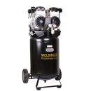 Aktionsset WELDINGER Flüsterkompressor FK320 pro up mit Automatik-Schlauchaufroller, Schlagschrauber und Reifenfüllset profi
