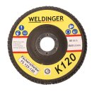Komplettset WELDINGER Winkelschleifer WS-1 125 mm für Metall, Beton, Fliesen