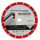 Diamant-Trennset WELDINGER Winkelschleifer WS-3 Ø 230 mm 2500 W Metall und Beton