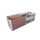 GARDINGER Premium-Hochbeet Anbausatz WPC feuerverzinkt...