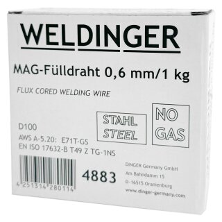VECTOR WELDING Schweißdraht MIG MAG Schweißdraht Fülldraht E71T-GS, 0,8 VECTOR WELDING Schweißdraht MIG MAG Schweißdraht Fülldraht E71T-GS, 0,8