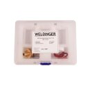 Glas-Gaslinse BIG Jumbo 2,4 TYP 17 /26  Set von Weldinger