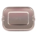 GARDINGER Lunchbox Edelstahl Einzelfach wasserdicht mit Silikondichtung18x13,5x6cm