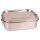 GARDINGER Lunchbox Edelstahl Einzelfach wasserdicht mit Silikondichtung18x13,5x6cm