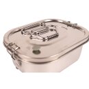 GARDINGER Lunchbox Edelstahl mit Einlage Tragegriff wasserdicht