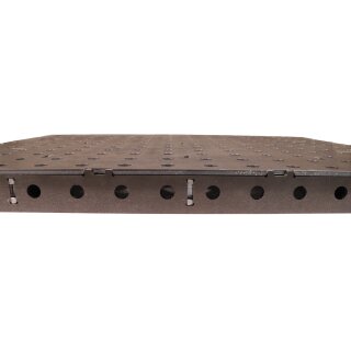 WELDINGER Schweißtischplatte 800x600x50 Mm – 10-teiliger Bausatz, 16-mm-Lochsystem, Lasergeschnitten In D