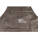 WELDINGER Schweißerschürze Premium schwarz Rindnarbenleder 98x80 cm