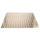 ALU Tischauflage gelocht 800x600x2 mm für Arbeiten mit Edelstahl und empfindlichen Materialien