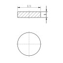 Neodym-Magnet 20 x 5 mm rund ohne Loch