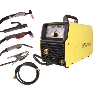 B-Ware WELDINGER MWPE 200 Combi Schweißinverter MIG/ MAG DC WIG HF