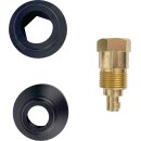 Adapter mit Dorn T50 13mm  auf T25 9 mm Buchse