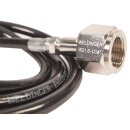 DUO Adapter-Hochdruckschlauch 2,5 m (geeignet für Wassersprudler Soda Stream Duo, Terra und Crystal 3.0)
