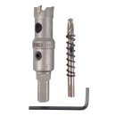 Lochsäge Hartmetall Satz 8-tlg.M 16- 30mm für Stahl, Edelstahl NE-Metall Guss usw von WELDINGER
