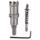 Lochsäge Hartmetall Satz 8-tlg.M 16- 30mm für Stahl, Edelstahl NE-Metall Guss usw von WELDINGER