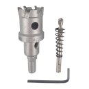 Lochsäge Hartmetall Satz 8-tlg.M 16- 30mm für Stahl, Edelstahl NE-Metall Guss usw von WELDINGER