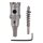 Lochsäge Hartmetall Satz 8-tlg.M 16- 30mm für Stahl, Edelstahl NE-Metall Guss usw von WELDINGER