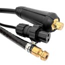 WP17 flex 4m 2polig T25 WIG Schlauchpaket flexible Strom 9 mm Gas NW5