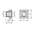 T-Nut Stein M6 für 8mm Nute zb: TB-2500