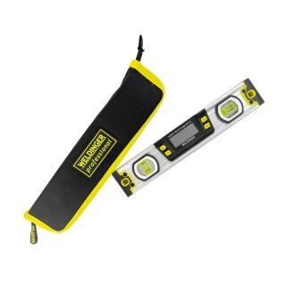 DW25 Digitale Magnet-Wasserwaage 25cm in Tasche mit Winkel-Messfunktion und LCD-Display WELDINGER