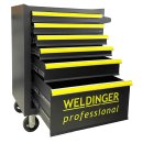 Werkzeugschrank Werkstattwagen mit 6 Schubladen super robust WELDINGER