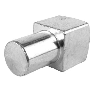 WELDINGER eckiger Anschlag kurz verzinkt 40 x 20 mm für Schweißtisch 16 mm