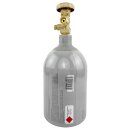 Set BBQ 42 BBQ for two kleinster Koffergasgrill + Profill Set Propanflasche 0,5kg von GARDINGER