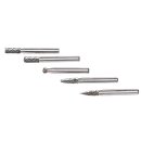 HM Frässtifte für Metall für Geradschleifer 6 mm Schaft