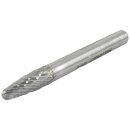 HM Frässtift Typ F 6 mm für Metall für Geradschleifer 6 mm Schaft