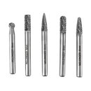 HM Frässtifte SET 6mm B C D F G für Metall für Geradschleifer 6 mm Schaft