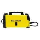 WELDINGER ME 1300 GASFLUX Fülldrahtschweißgerät im Koffer  + 1kg Fülldraht + Stromdüsen + Fülldraht-Gasdüse