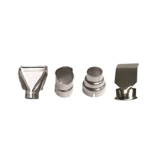 WELDINGER Düsenset 4-teilig 35mm für Heißluftpistole HG-1 (Spitzdüse medium, Reduzierdüse, Reflektordüse, Breitstrahldüse)