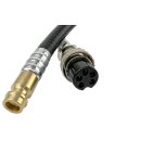 LNF 26F flexcontrol 4m WIG Schlauchpaket 13 mm Stecker 5-polig Gas NW5 mit Stromstärkeregulierung