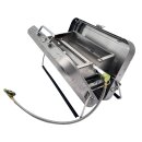GARDINGER Gasbrenner 30 mbar für BBQ 42 mit Schlauch Ventil EN 417
