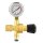 Druckregler Druckminderer Schutzgas für Einwegflaschen 4mm Minischlauchanschluss mit 1 Manometer  Liter/min