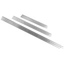 WELDINGER Edelstahllineale 3er-Set 200, 300 und 500 mm lang