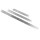 WELDINGER Edelstahllineale 3er-Set 200, 300 und 500 mm lang
