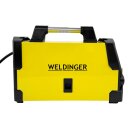 Komplettset WELDINGER ME 130 mini FLUX ECO Fülldrahtschweißgerät mit Fülldraht Schweißhelm