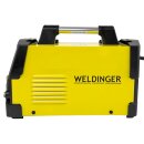 Komplettset WELDINGER ME 130 mini FLUX ECO Fülldrahtschweißgerät mit Fülldraht Schweißhelm