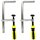 SET 2x WELDINGER Ganzstahl Tischzwinge / Schienenklemme 60 x 160 mm passend für Festool
