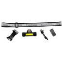 WELDINGER LED-Helmlampe wiederaufladbar 2 Leuchtmodi 800...