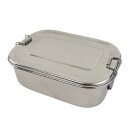 Lunchbox Aktion Edelstahl Einzelfach 195x140x63 mm...