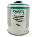 Gas-Schraubkartusche 450 g Butan und Propan 7/16"...