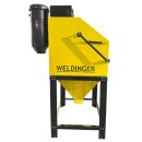 Vertikale Sandstrahlkabine SK 1000 mit Absauggebläse/Filtereinheit  von WELDINGER