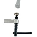 WELDINGER Ganzstahl-Schraubzwinge U-Form 140x300 mm für T- und Doppel-T-Profile
